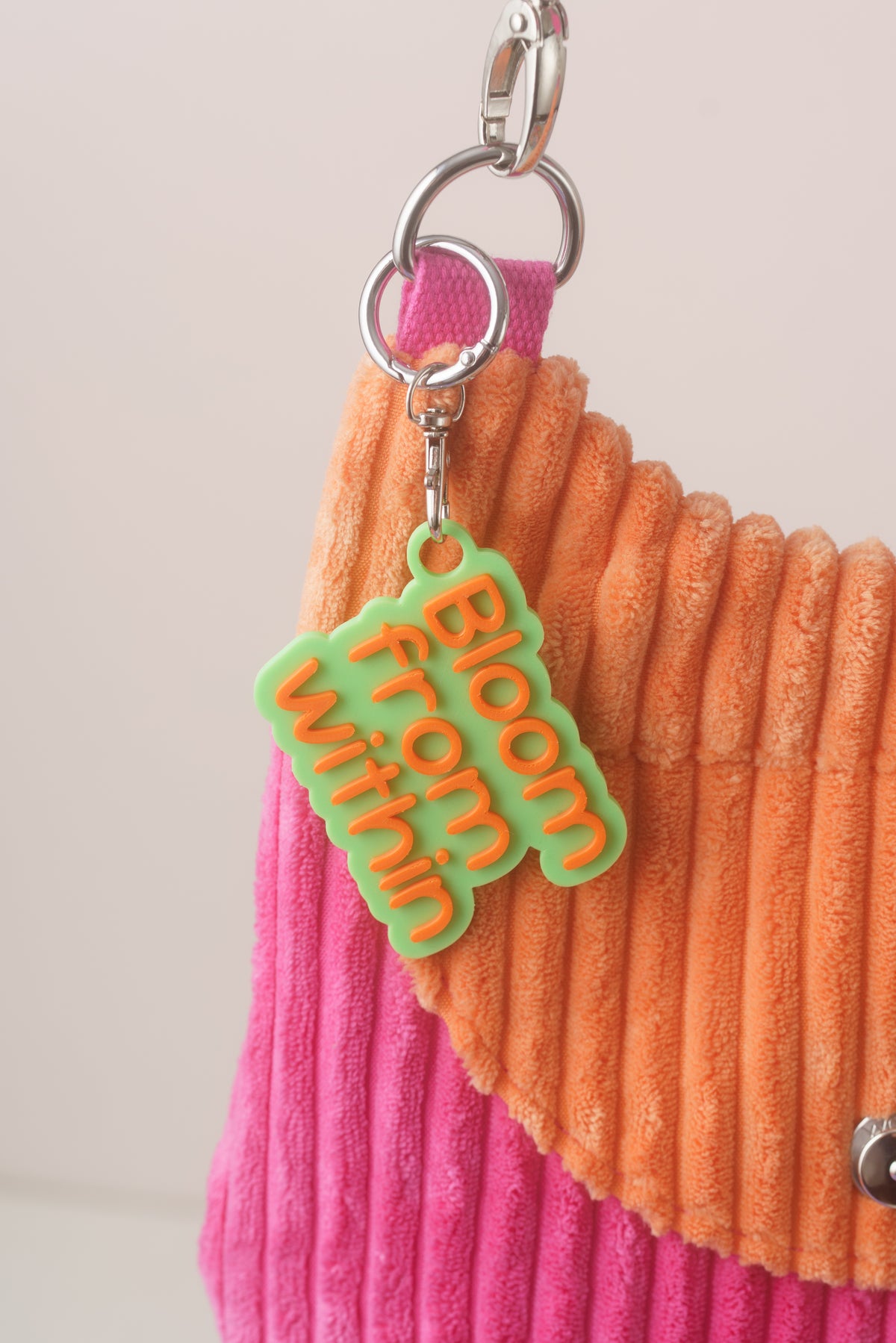 Taschenanhänger "Bloom from within" – Bag Charm aus dem 3D-Drucker - Oh la Lissi