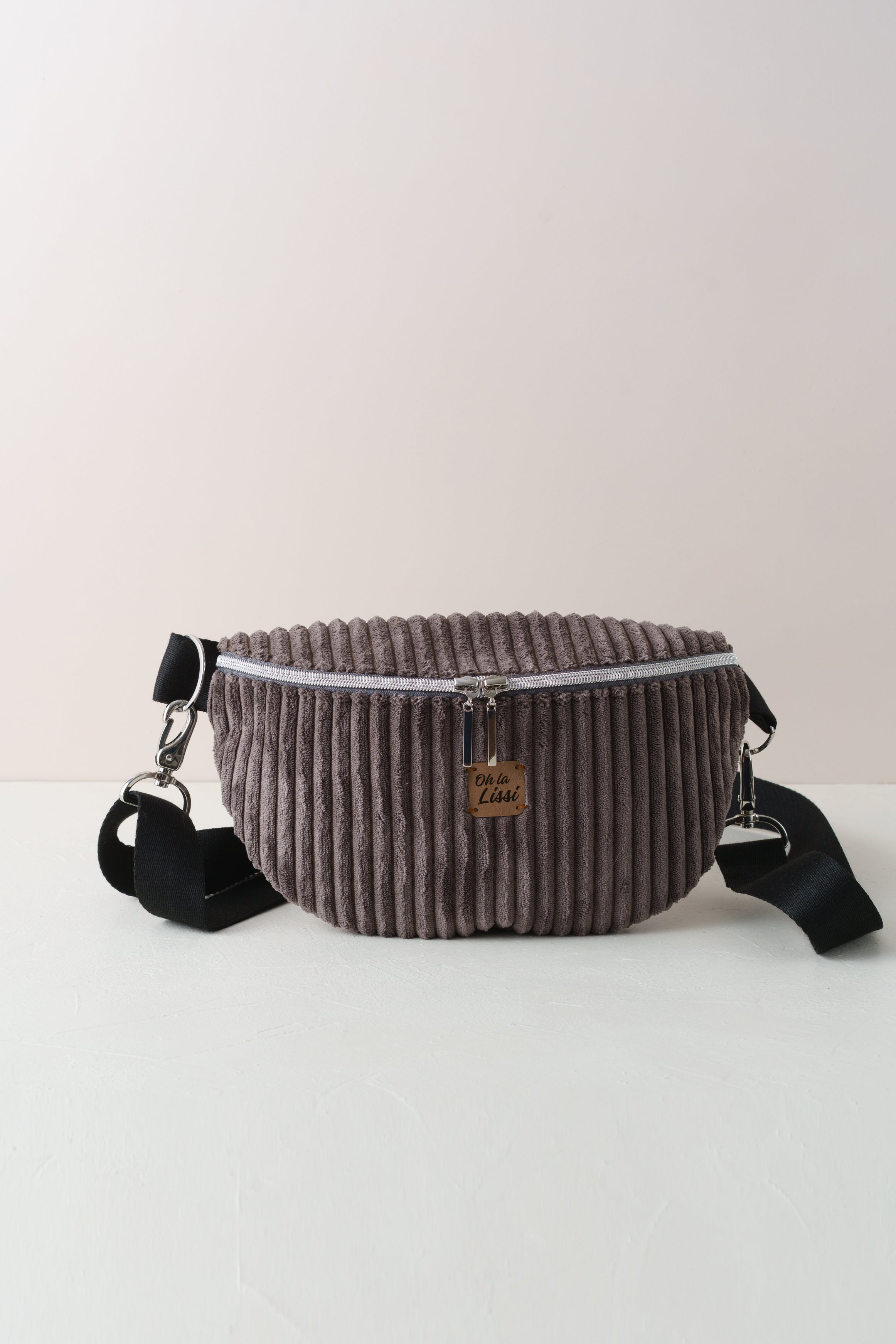Bauchtasche Crossbody Bag Dunkelbraun Cord