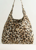 Hobo Bag aus Leo-Gobelin mit Animal Print