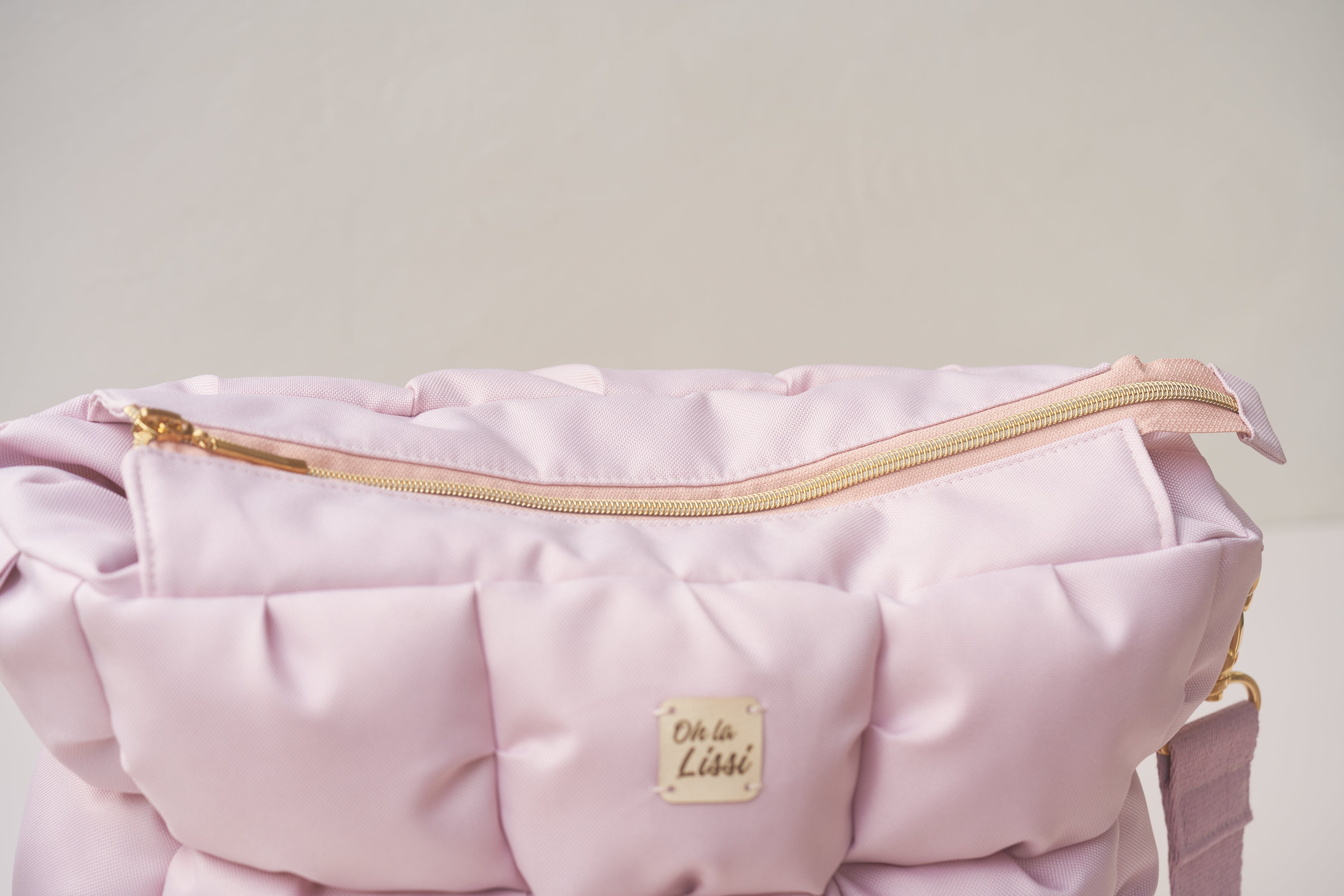 Puffer Umhängetasche Tasche rosa 35x31x15 cm aus Outdoor Stoff