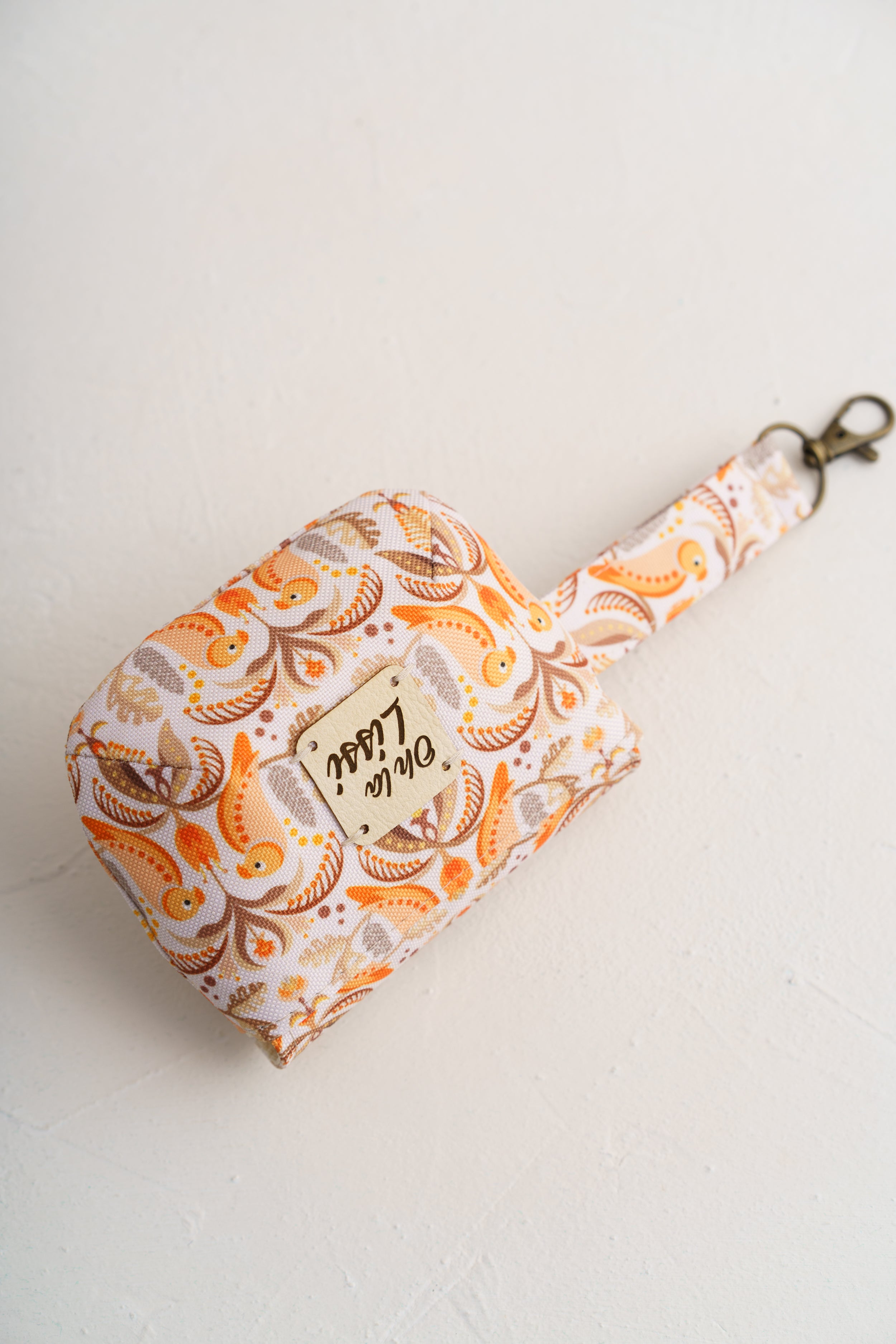 Handmade Minitasche & Taschenbaumler „Tropical Boho“ – Wasserabweisend
