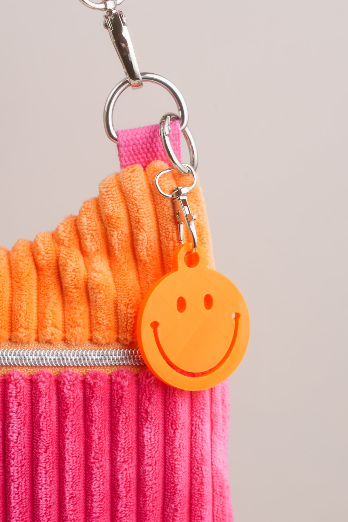 Taschenanhänger Smiley – Bag Charm aus dem 3D-Drucker - Oh la Lissi