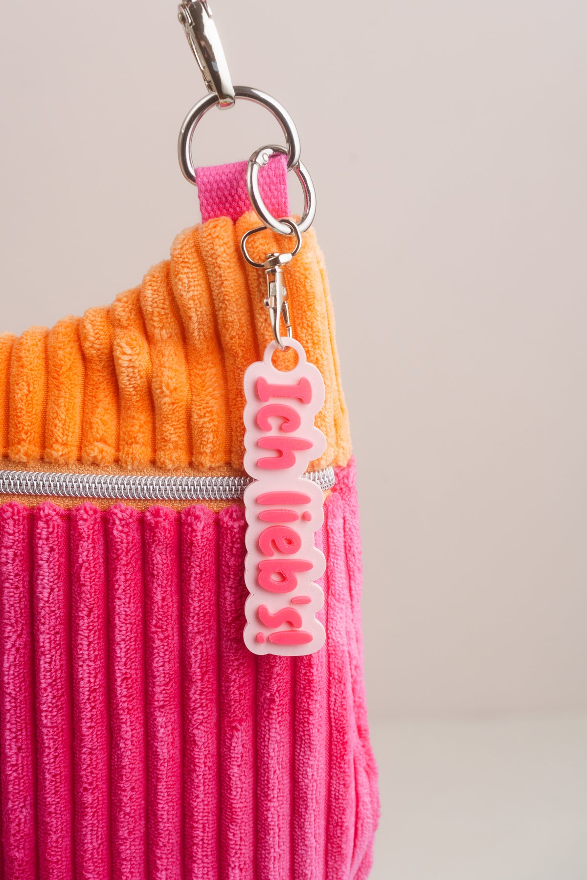 Taschenanhänger "Ich lieb's!" – Bag Charm aus dem 3D-Drucker - Oh la Lissi
