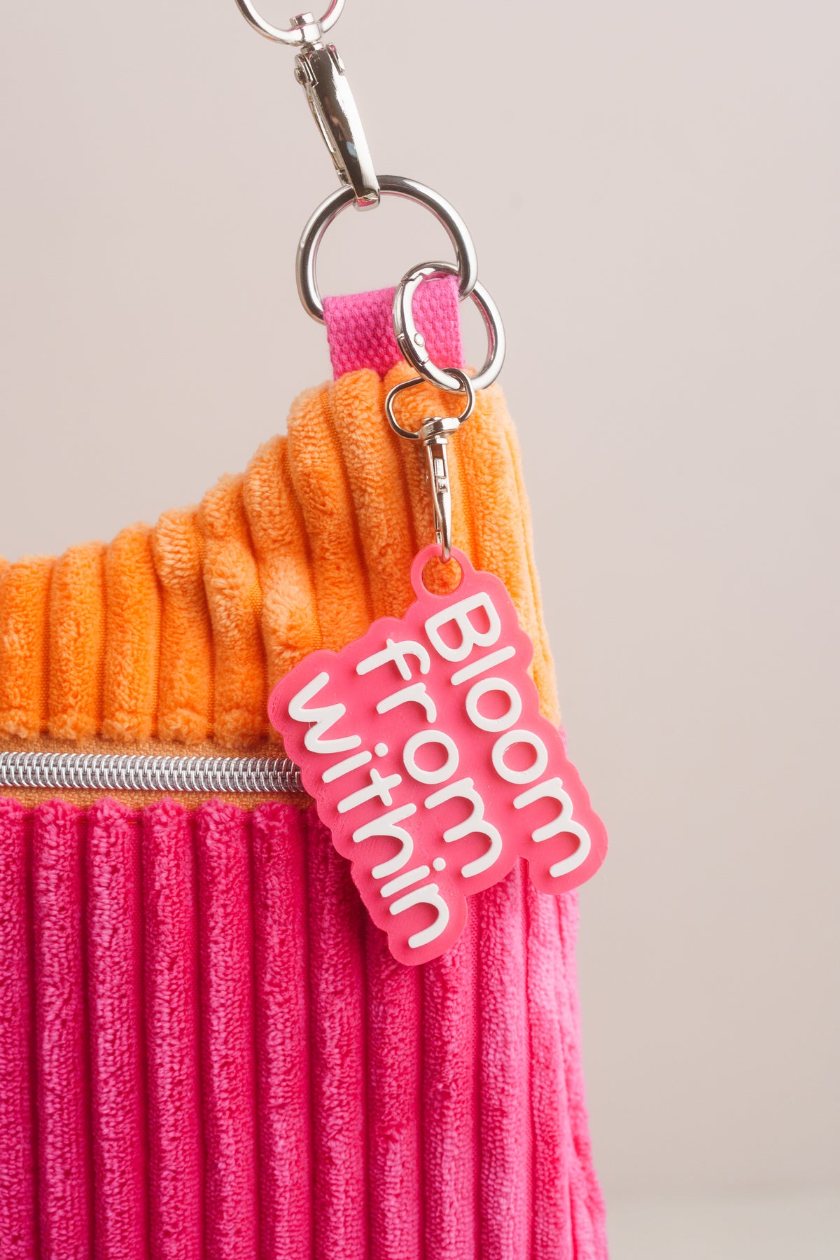 Taschenanhänger "Bloom from within" – Bag Charm aus dem 3D-Drucker - Oh la Lissi
