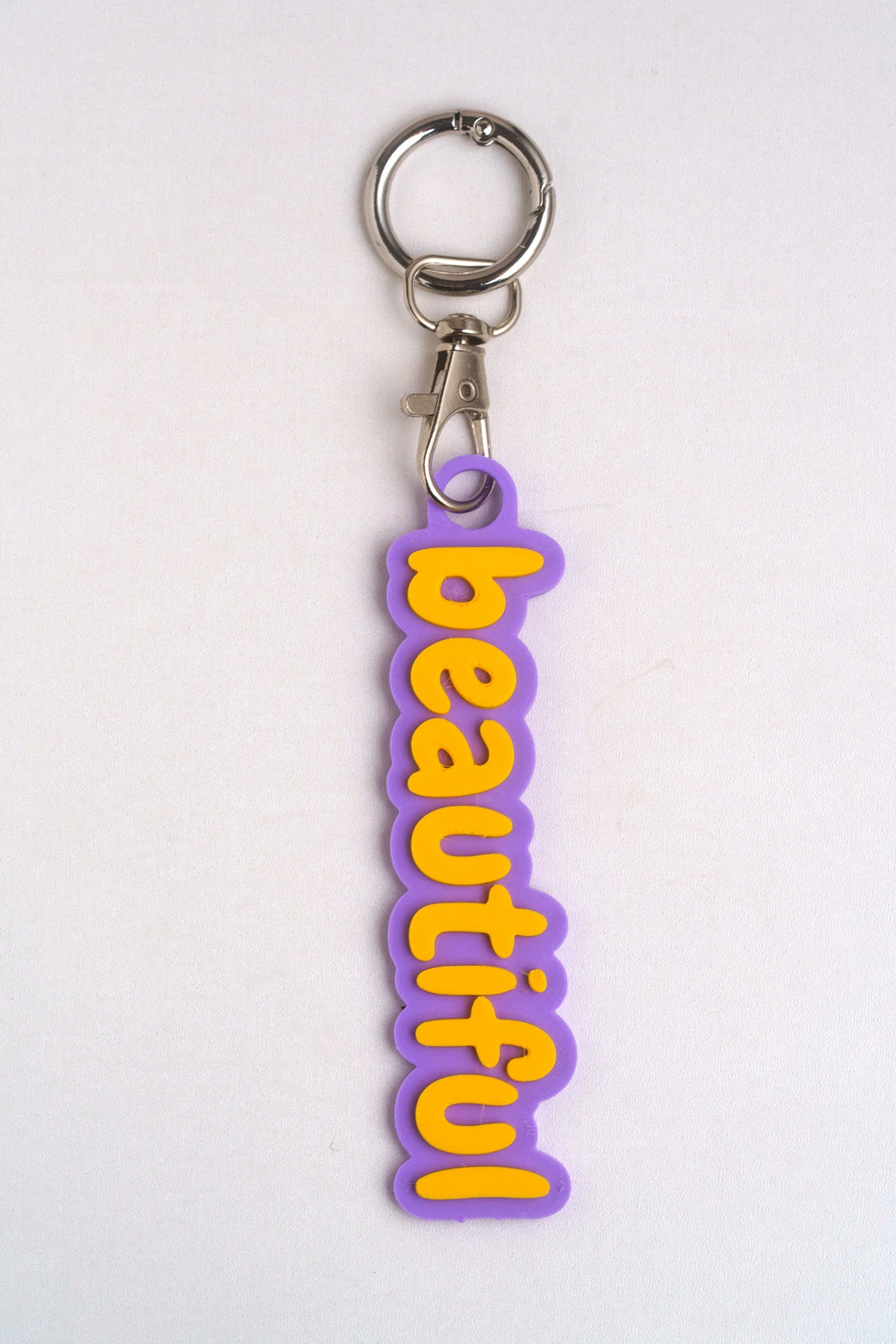 Taschenanhänger "Beautiful" – Bag Charm aus dem 3D-Drucker - Oh la Lissi