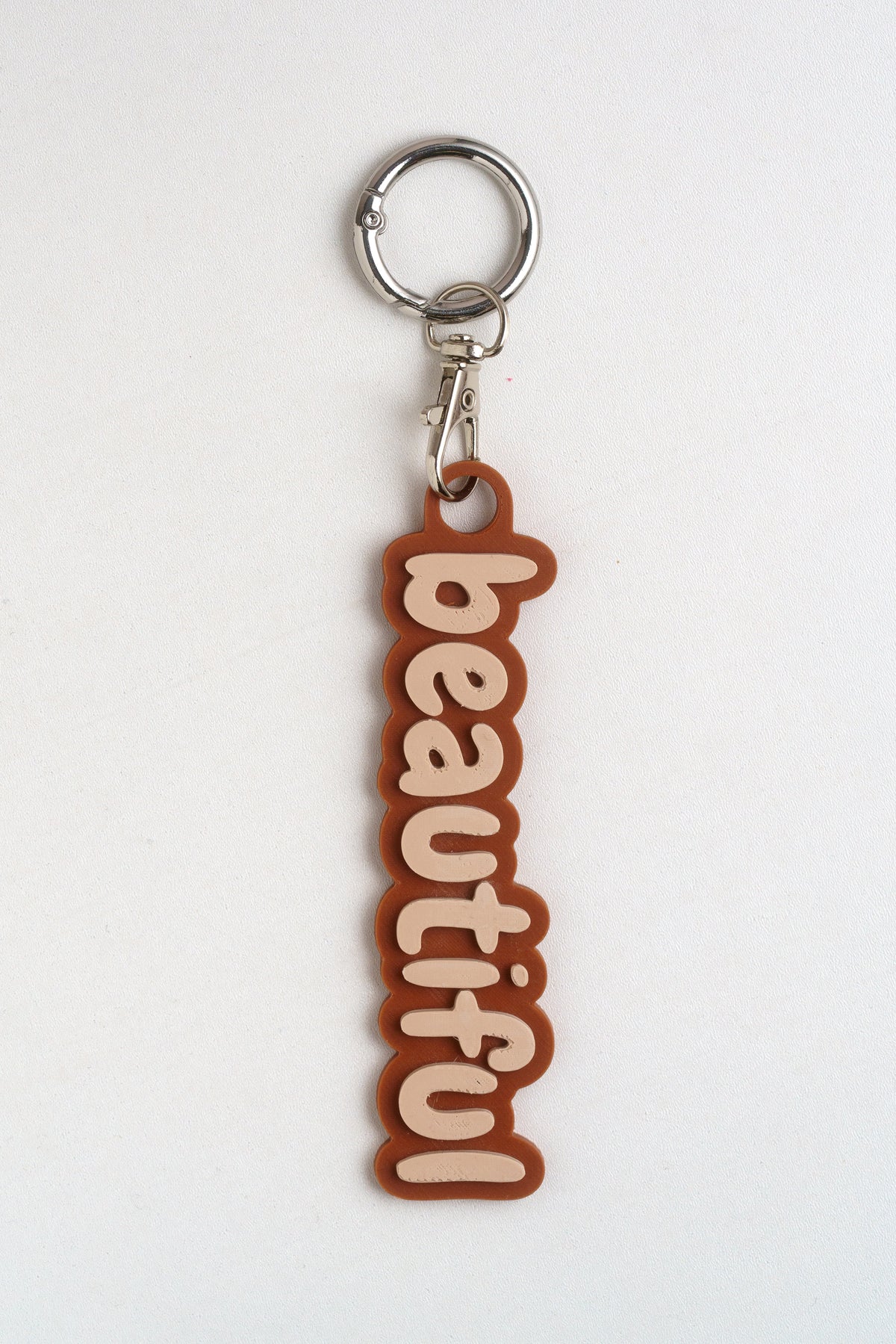 Taschenanhänger "Beautiful" – Bag Charm aus dem 3D-Drucker - Oh la Lissi
