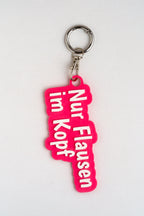 Taschenanhänger "Nur Flausen im Kopf" – Bag Charm aus dem 3D-Drucker - Oh la Lissi