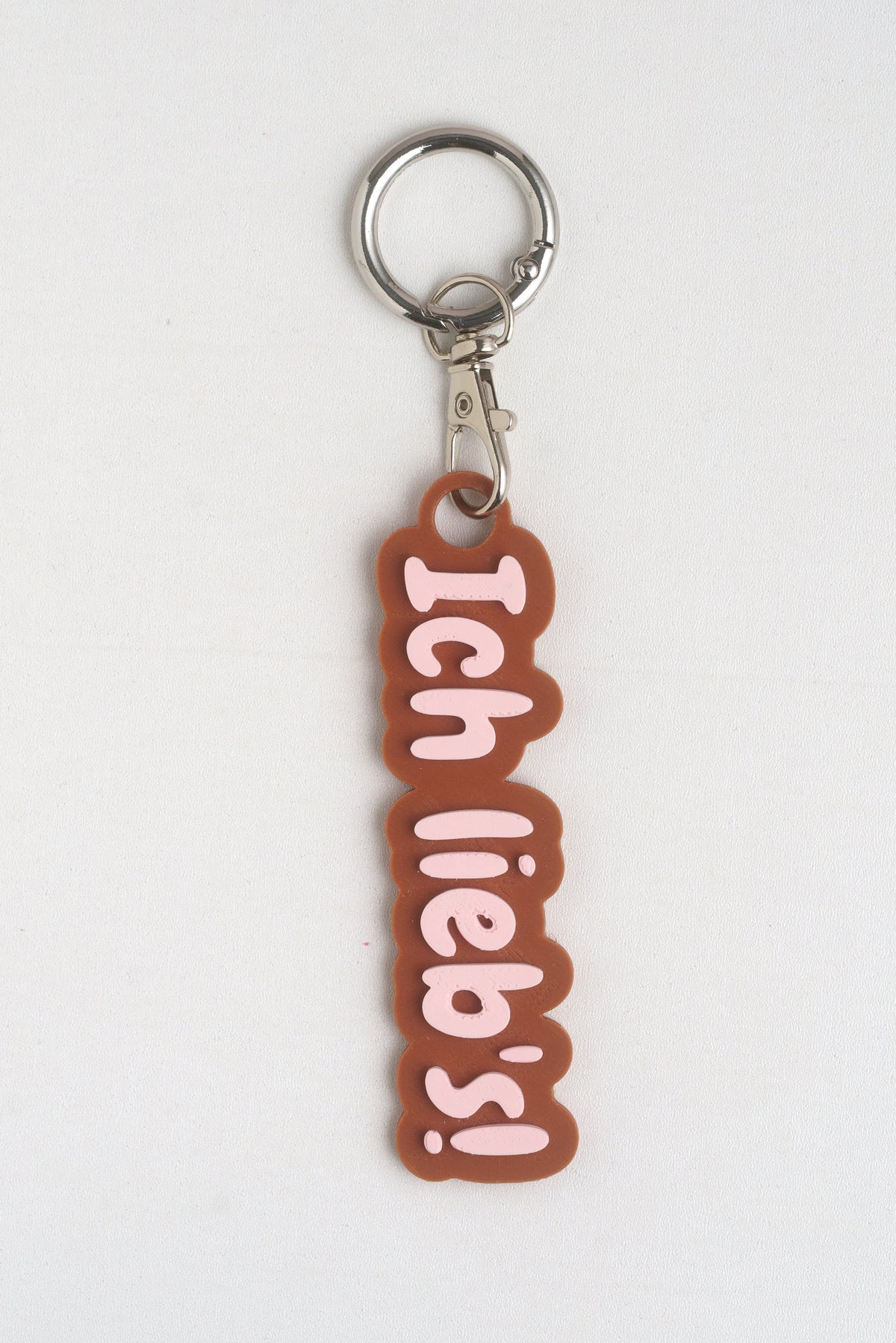 Taschenanhänger "Ich lieb's!" – Bag Charm aus dem 3D-Drucker - Oh la Lissi