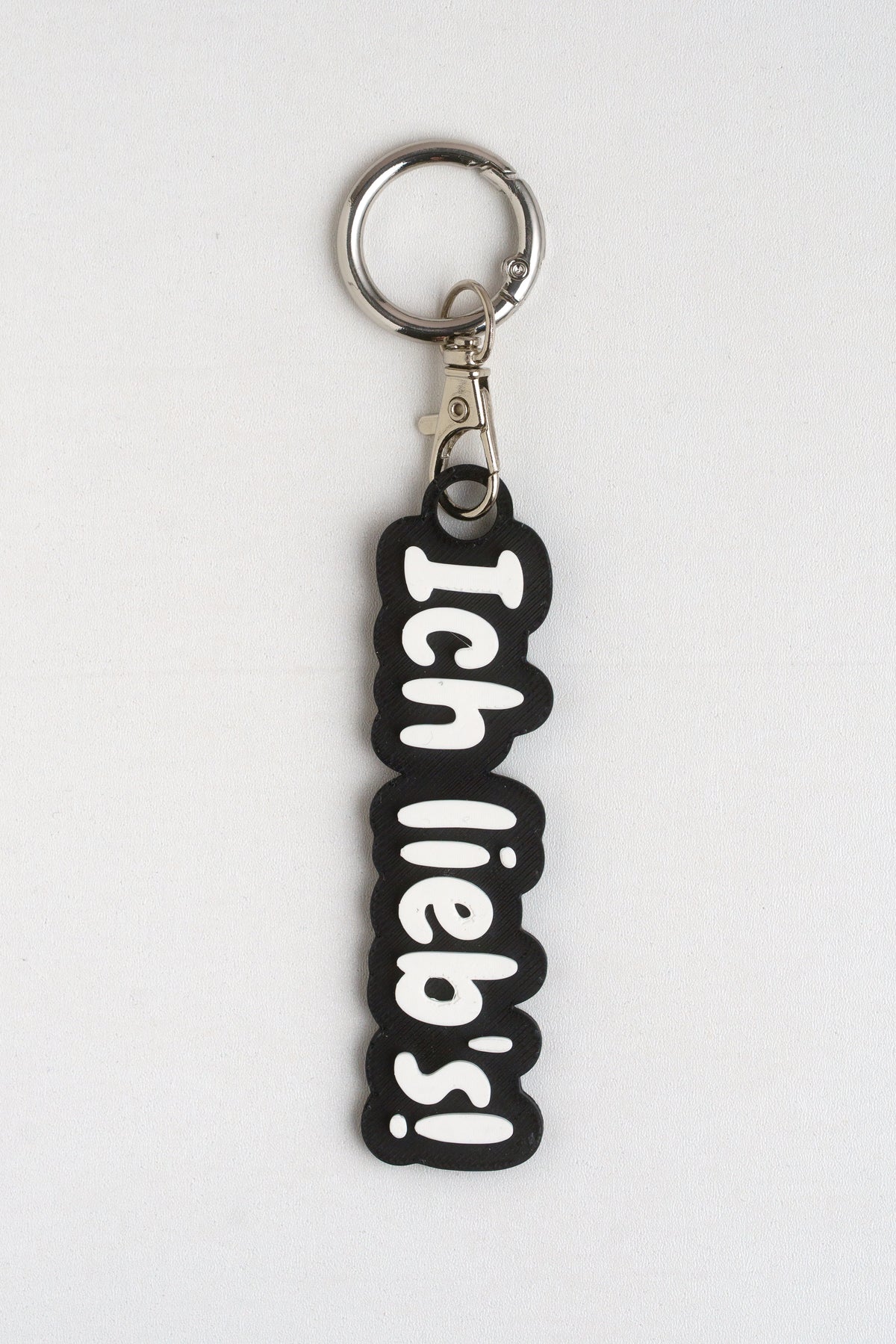 Taschenanhänger "Ich lieb's!" – Bag Charm aus dem 3D-Drucker - Oh la Lissi