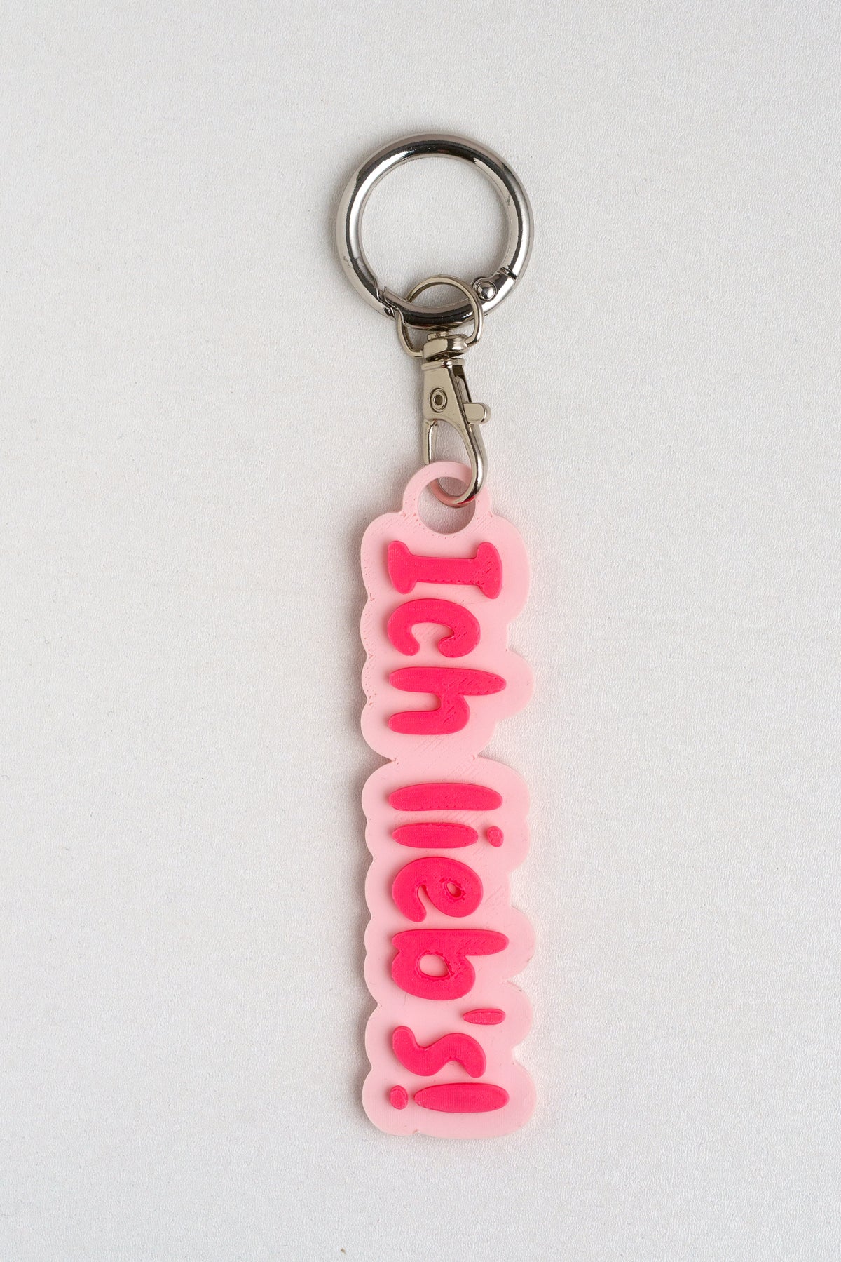 Taschenanhänger "Ich lieb's!" – Bag Charm aus dem 3D-Drucker - Oh la Lissi