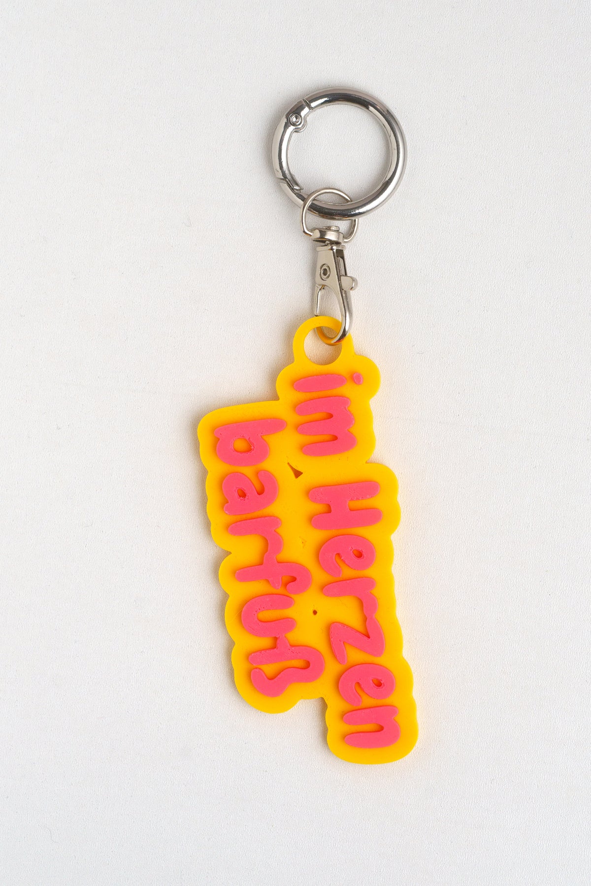Taschenanhänger "Im Herzen barfuß" – Bag Charm aus dem 3D-Drucker - Oh la Lissi