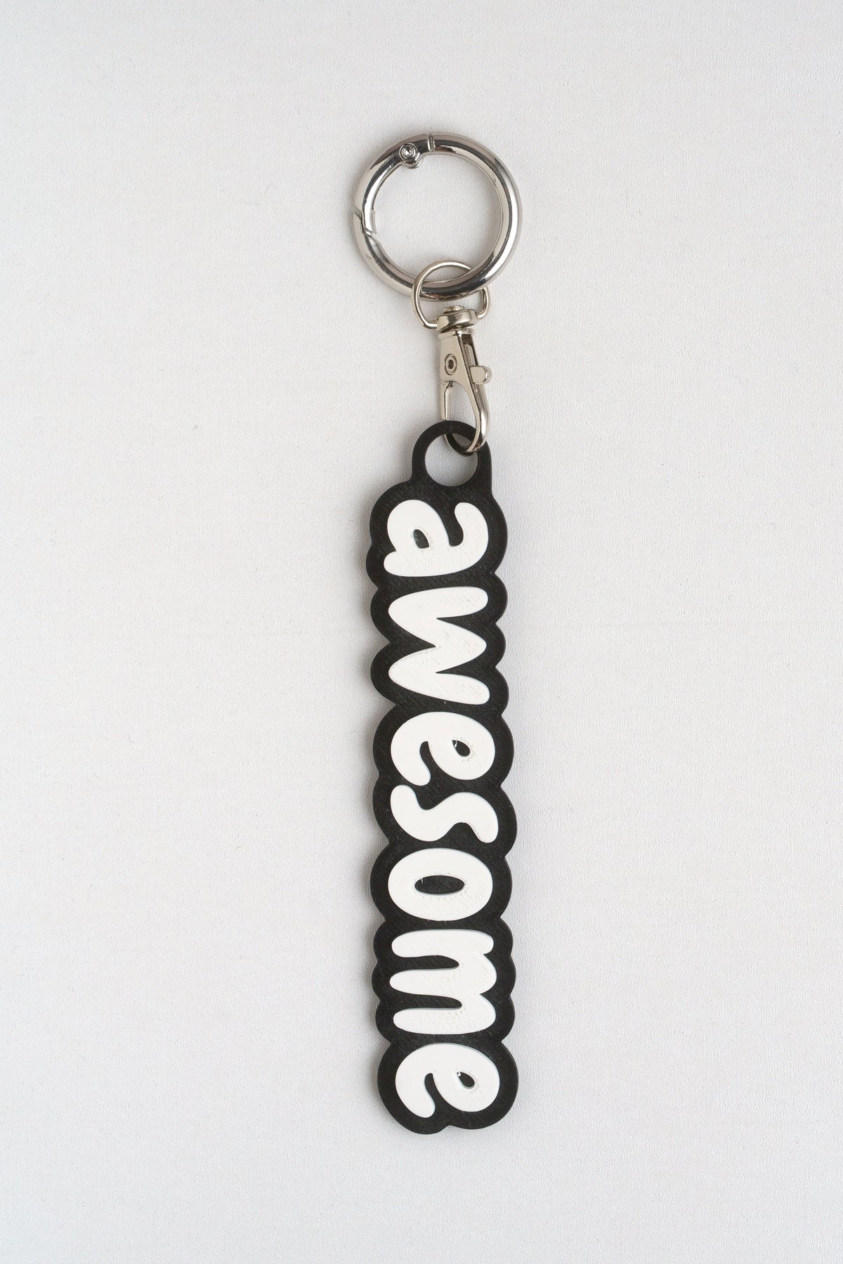 Taschenanhänger "Awesome" – Bag Charm aus dem 3D-Drucker - Oh la Lissi
