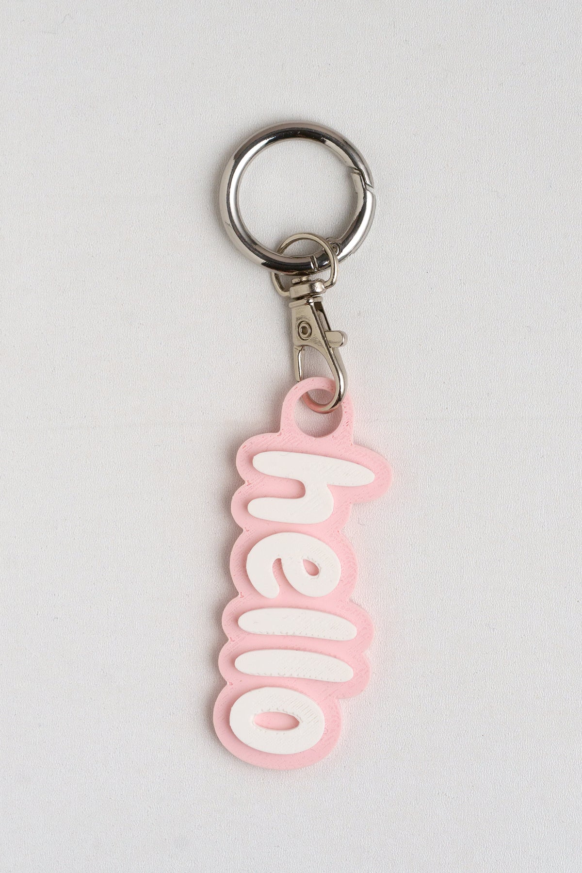 Taschenanhänger "Hello" – Bag Charm aus dem 3D-Drucker - Oh la Lissi