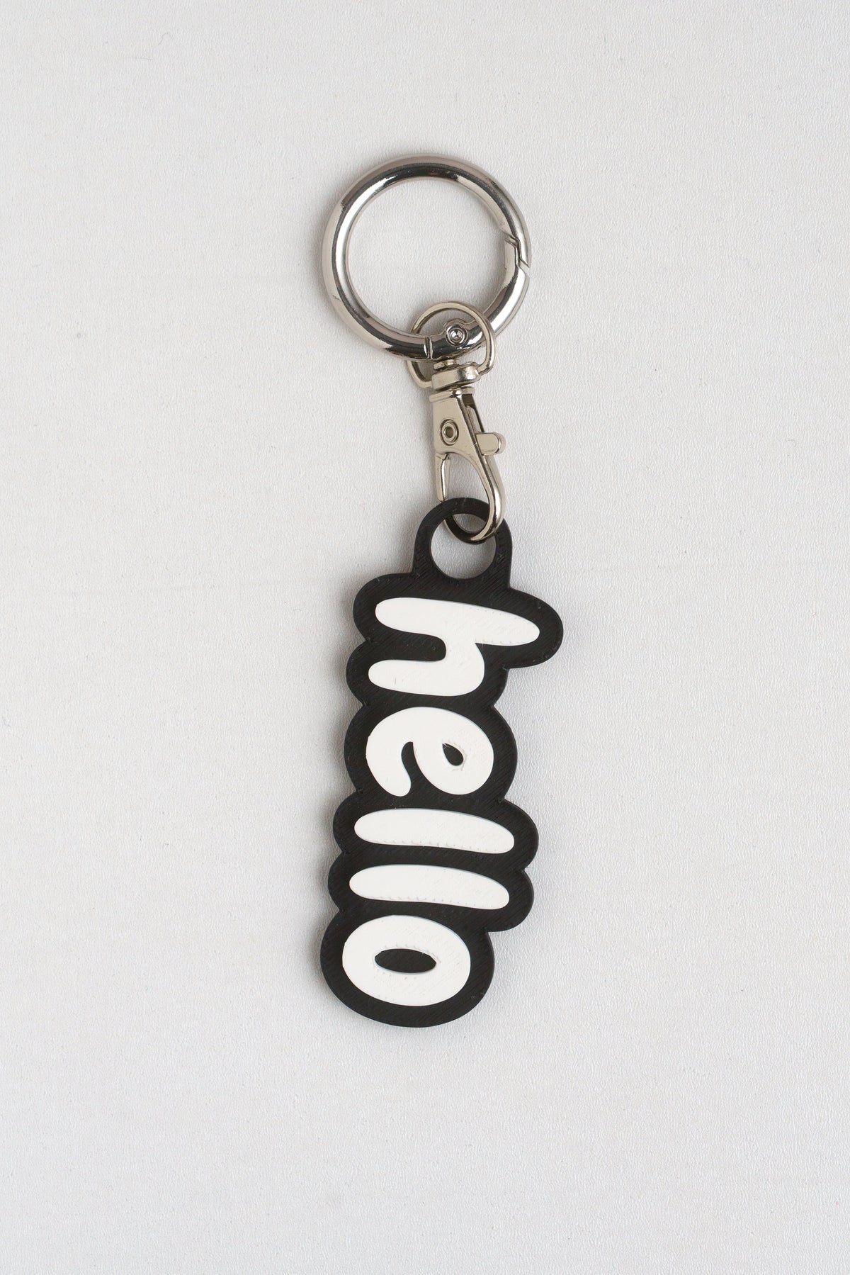 Taschenanhänger "Hello" – Bag Charm aus dem 3D-Drucker - Oh la Lissi