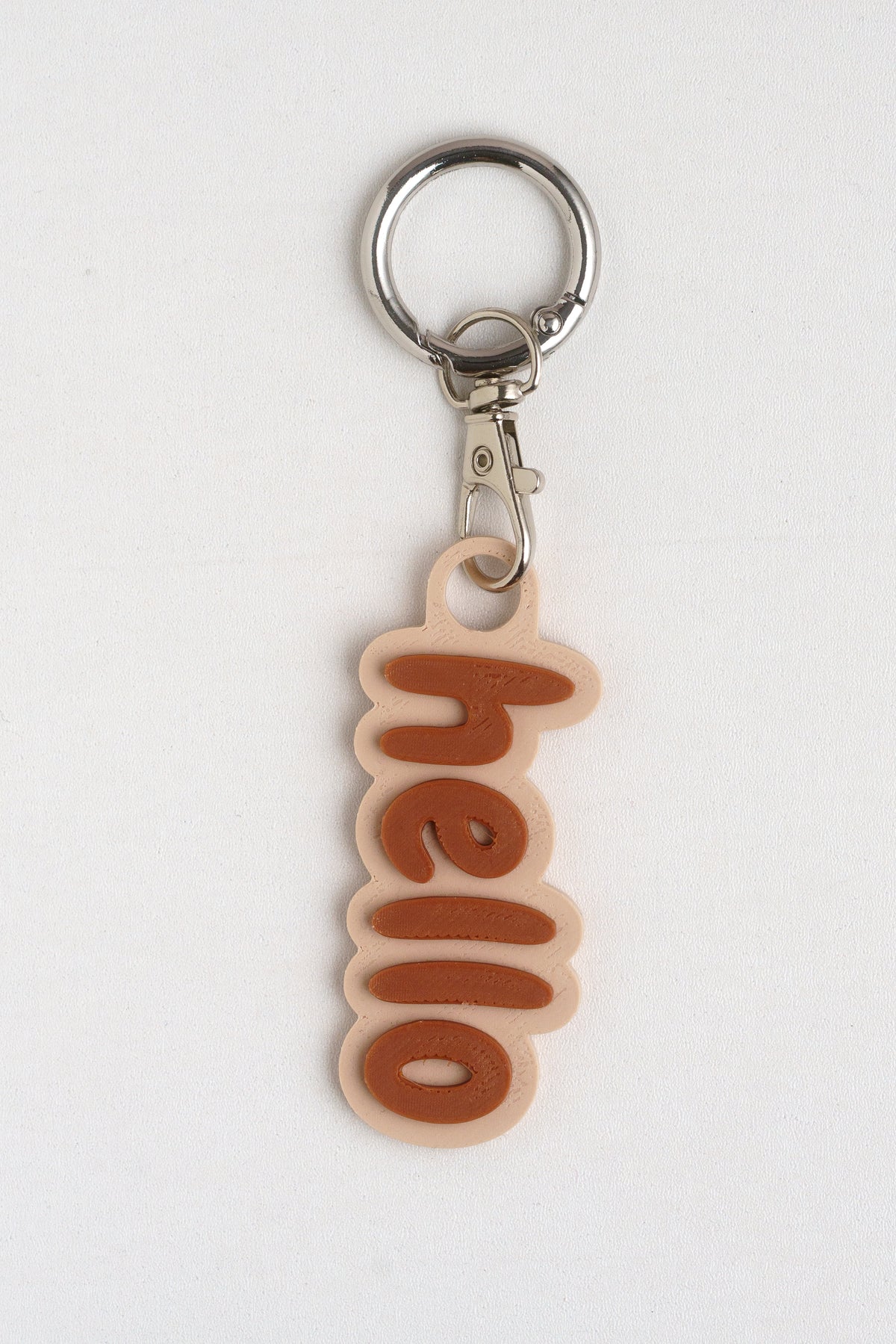 Taschenanhänger "Hello" – Bag Charm aus dem 3D-Drucker - Oh la Lissi