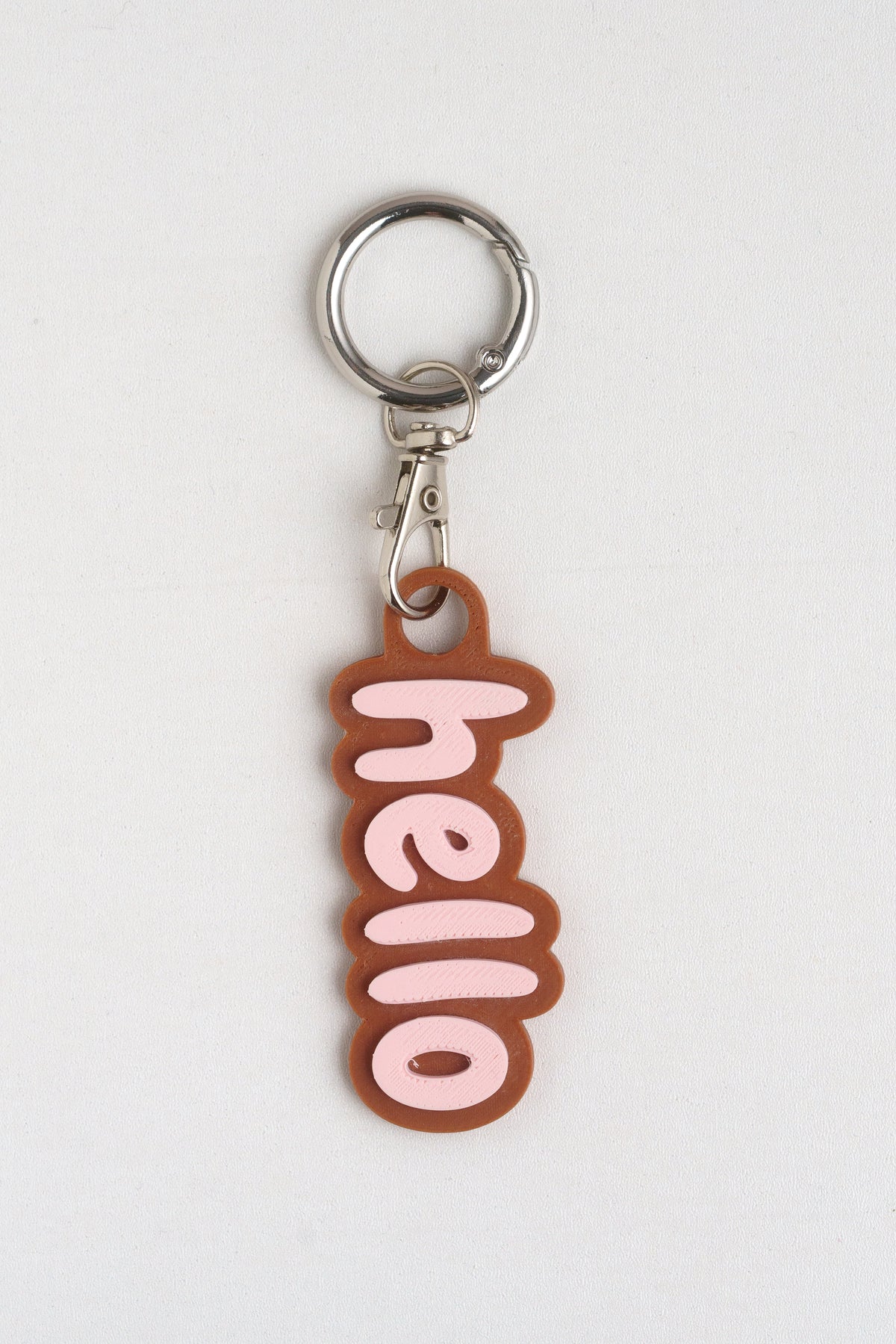 Taschenanhänger "Hello" – Bag Charm aus dem 3D-Drucker - Oh la Lissi