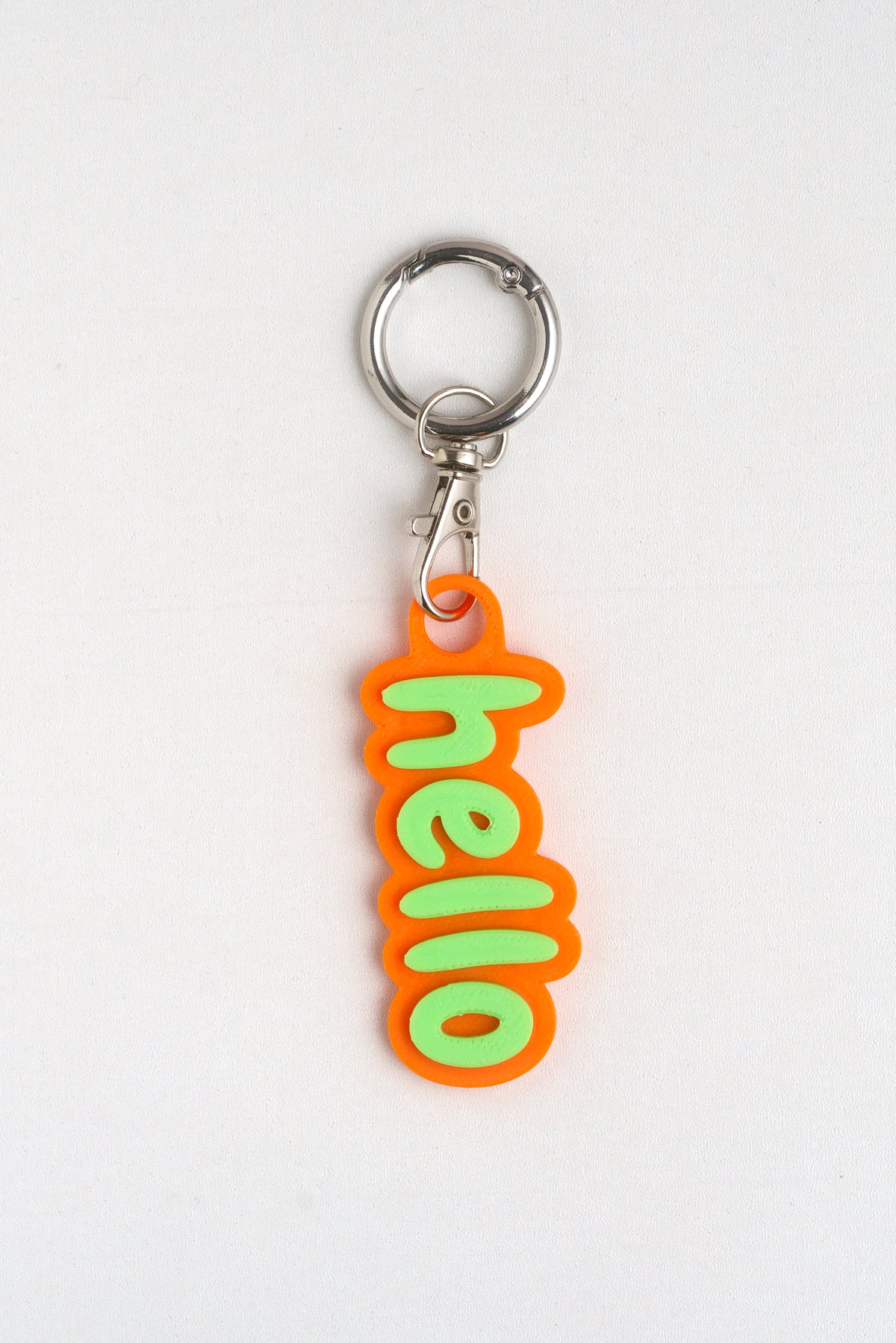Taschenanhänger "Hello" – Bag Charm aus dem 3D-Drucker - Oh la Lissi