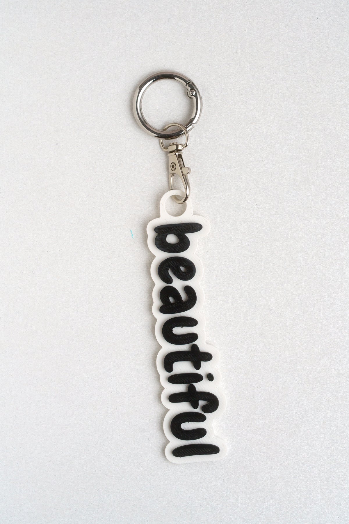 Taschenanhänger "Beautiful" – Bag Charm aus dem 3D-Drucker - Oh la Lissi