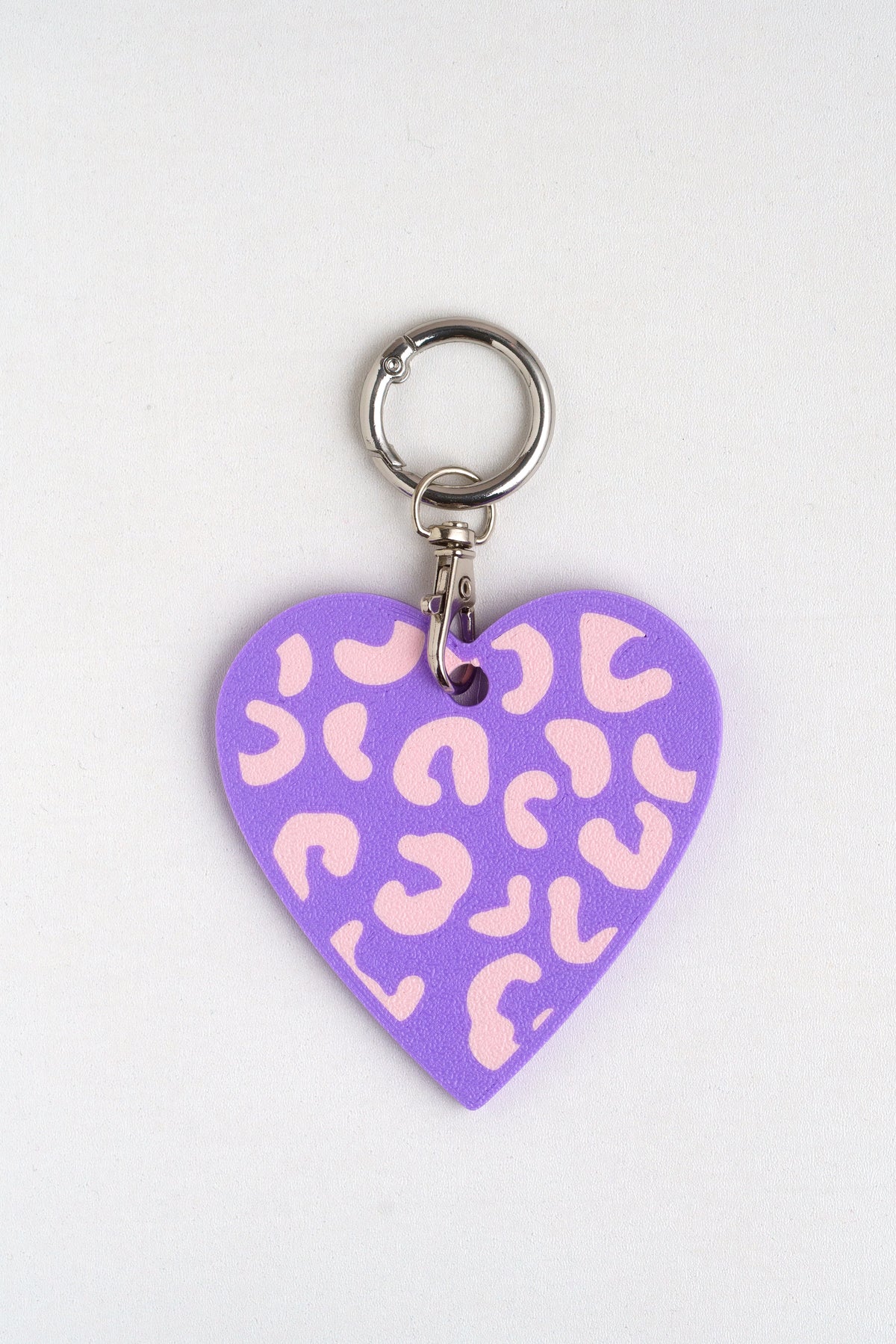 Taschenanhänger "Leo-Herz" – Bag Charm mit Leopardenmuster - Oh la Lissi