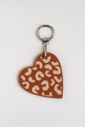 Taschenanhänger "Leo-Herz" – Bag Charm mit Leopardenmuster - Oh la Lissi