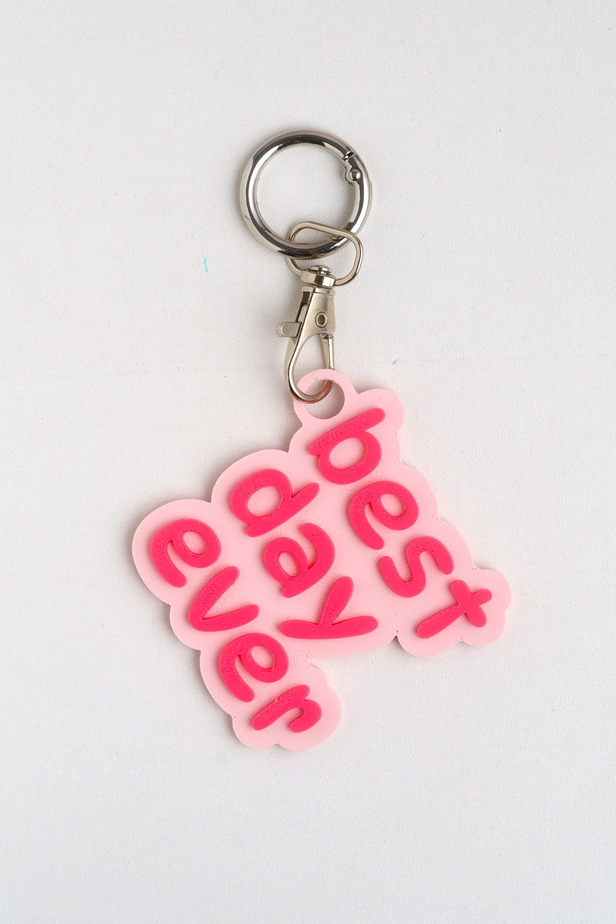 Taschenanhänger "Best day ever" – Bag Charm aus dem 3D-Drucker - Oh la Lissi