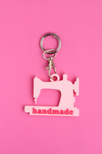 Taschenanhänger "Handmade" Nähmaschine – Bag Charm für Nähfans - Oh la Lissi