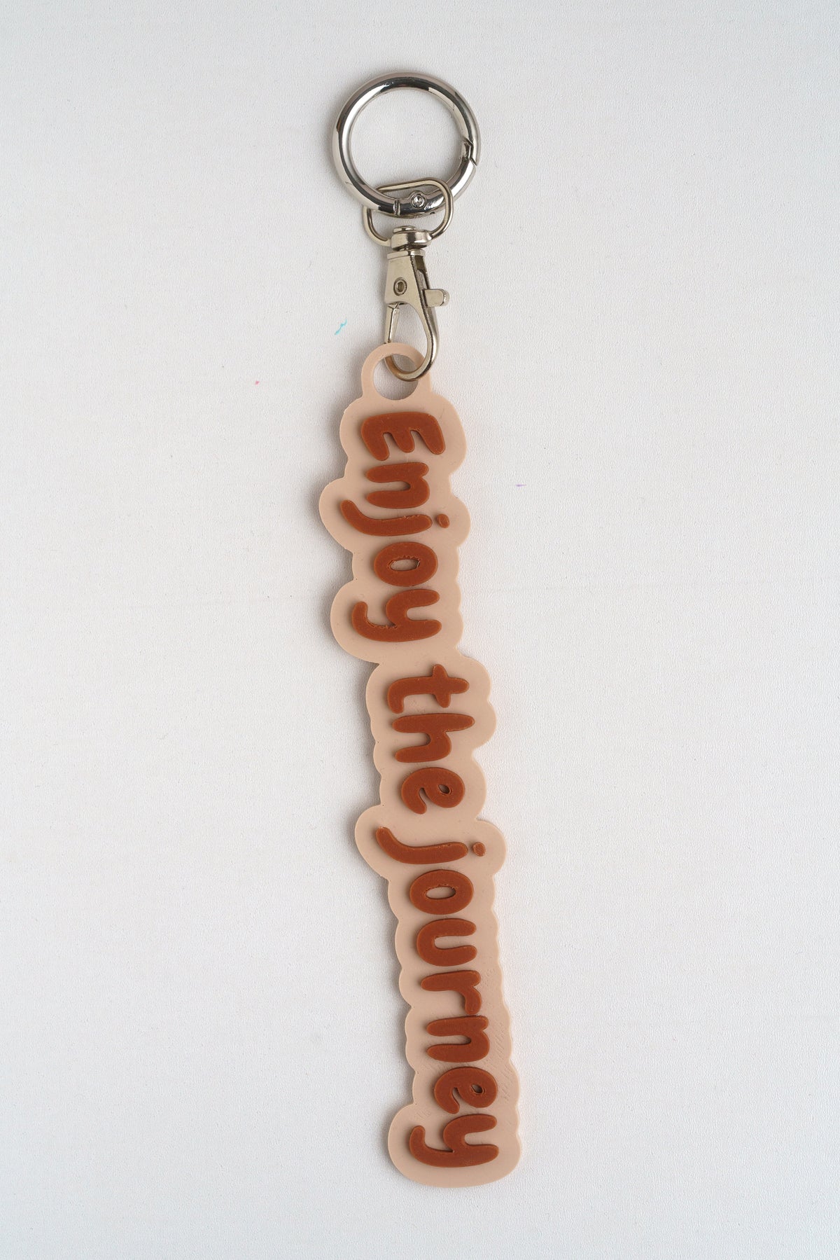 Taschenanhänger "Enjoy the journey" – Bag Charm aus dem 3D-Drucker - Oh la Lissi