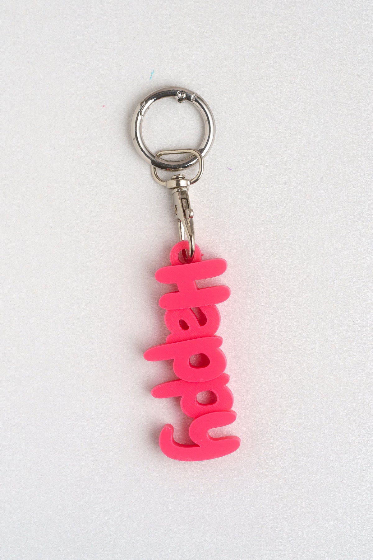 Taschenanhänger "Happy" – Bag Charm aus dem 3D-Drucker - Oh la Lissi