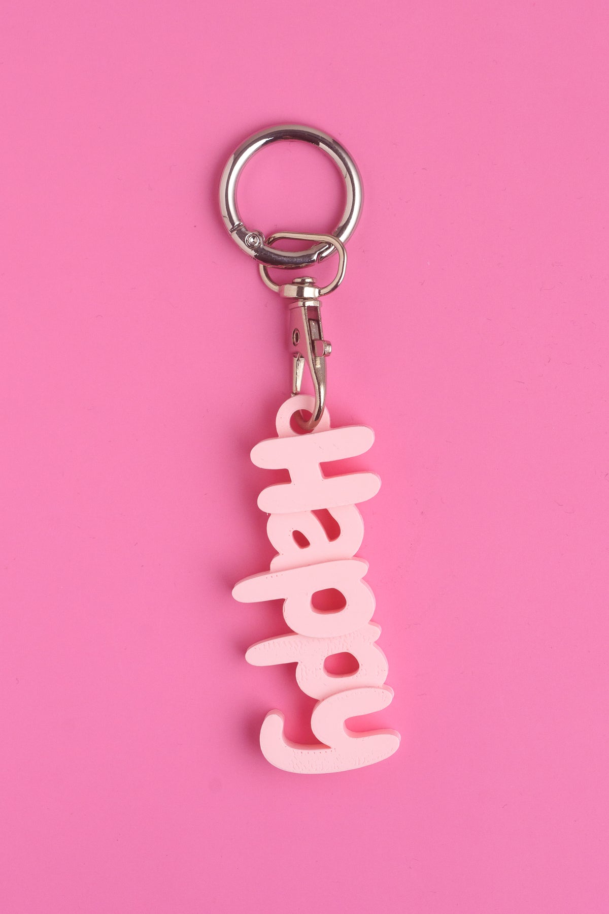 Taschenanhänger "Happy" – Bag Charm aus dem 3D-Drucker - Oh la Lissi