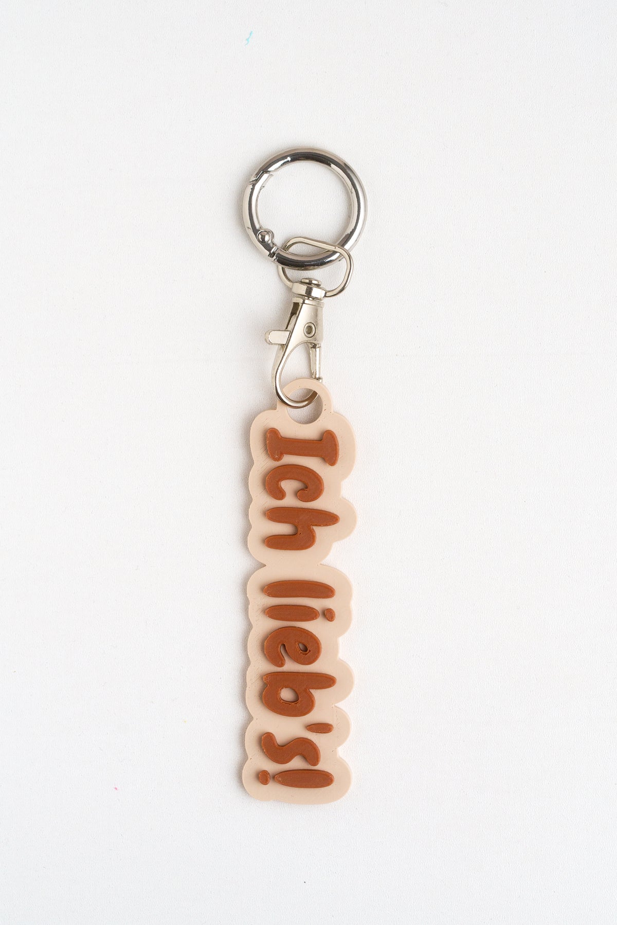 Taschenanhänger "Ich lieb's!" – Bag Charm aus dem 3D-Drucker - Oh la Lissi