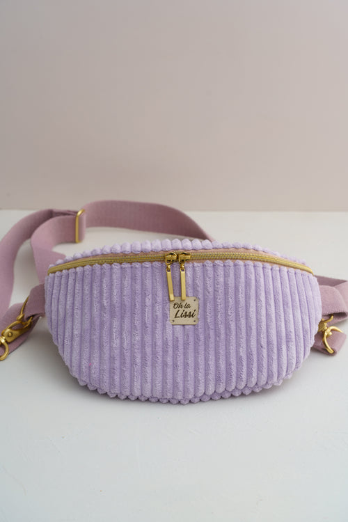 Bauchtasche Flieder Cord