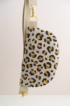 Bauchtasche Leopardenmuster Gold – Crossbody Bag aus Canvas - Oh la Lissi