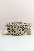 Bauchtasche "Leo" Beige – Crossbody Bag aus Canvas - Oh la Lissi