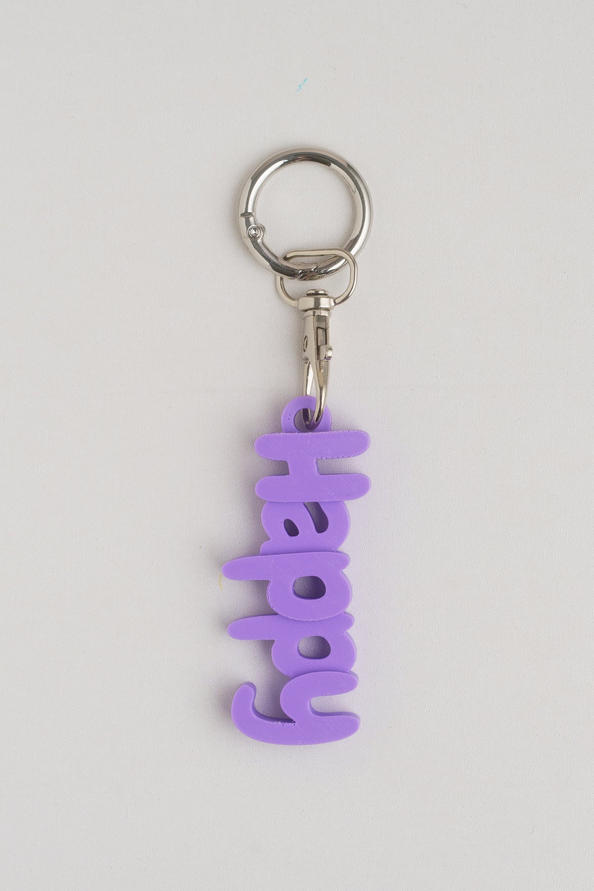 Taschenanhänger "Happy" – Bag Charm aus dem 3D-Drucker - Oh la Lissi