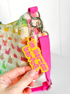 Taschenanhänger "Im Herzen barfuß" – Bag Charm aus dem 3D-Drucker - Oh la Lissi