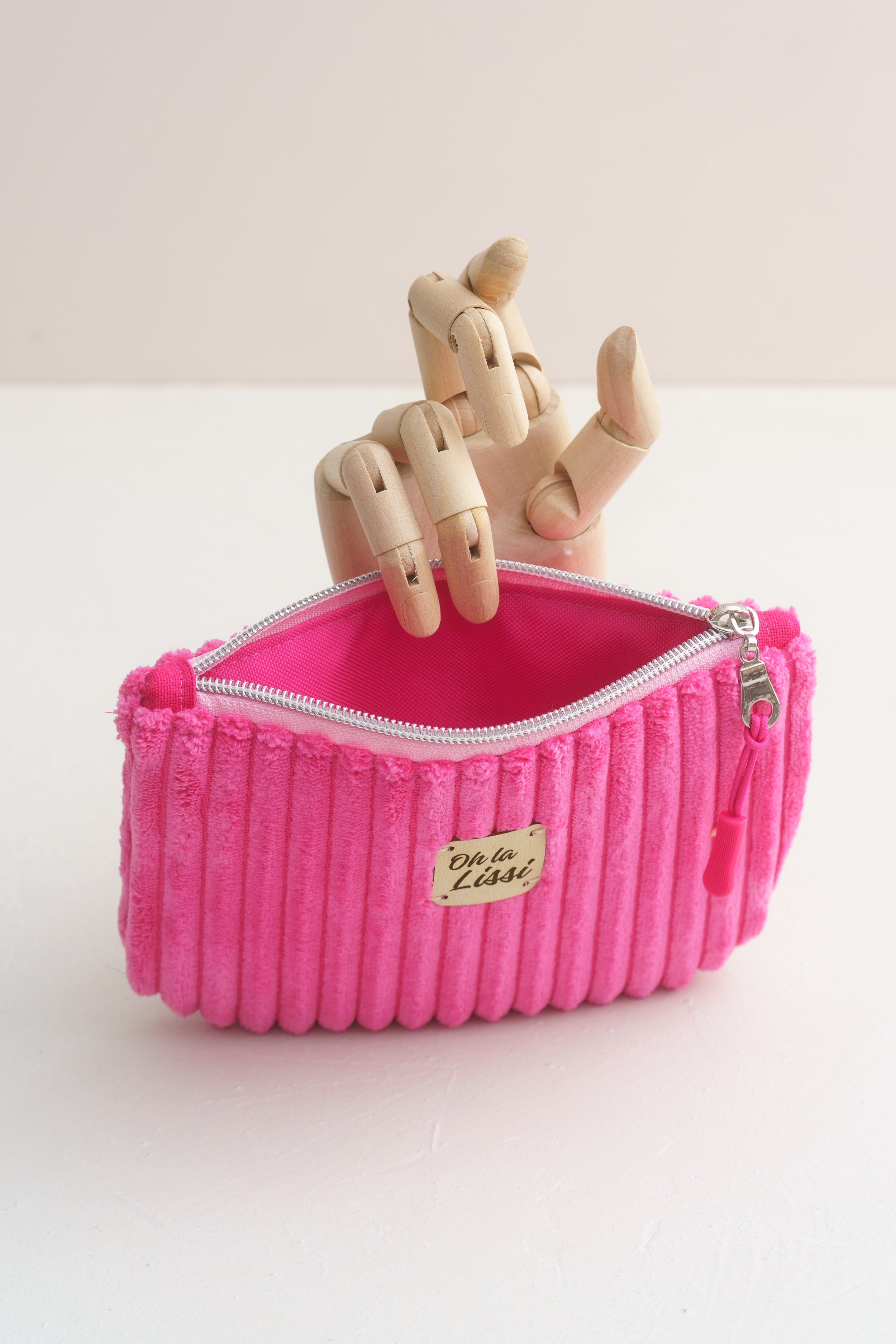 Kosmetiktasche Pink Cord