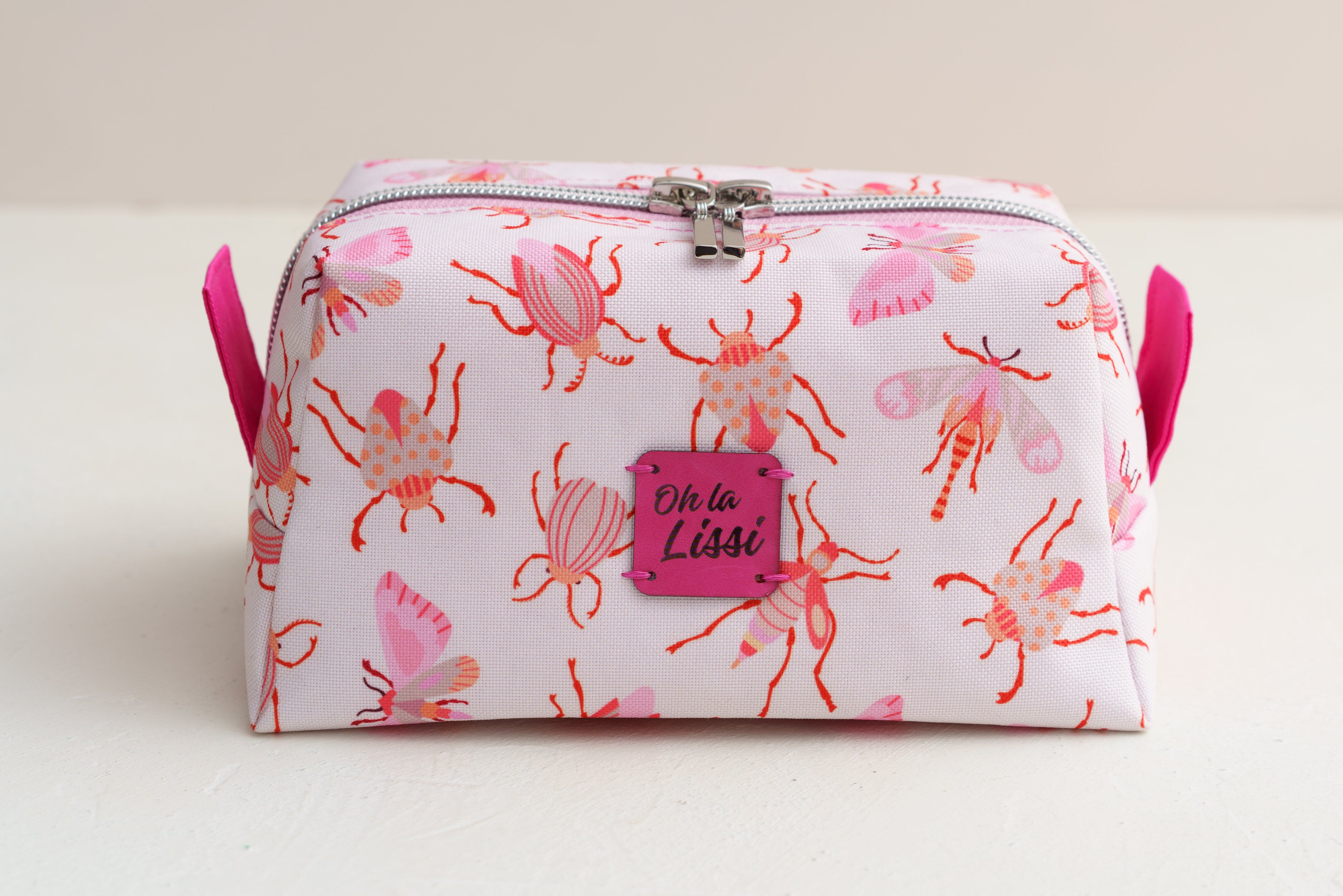Kosmetiktasche Käfer Rosa | Boxy Bag