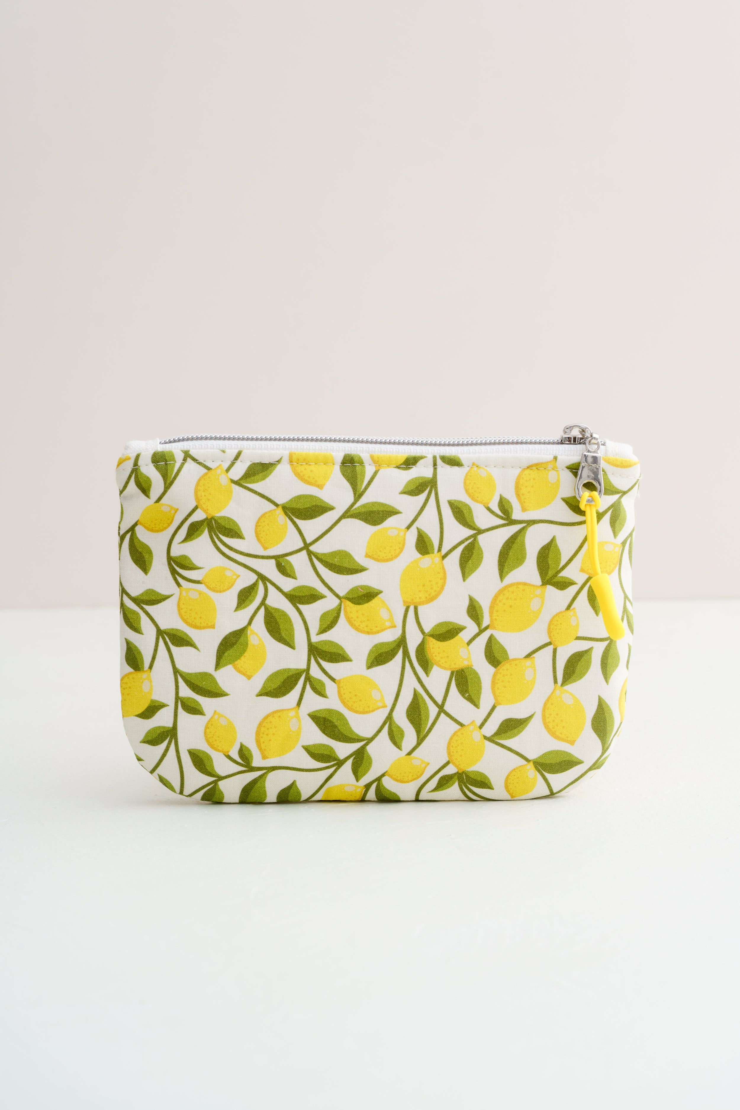 Kosmetiktasche Zitronen handgemacht