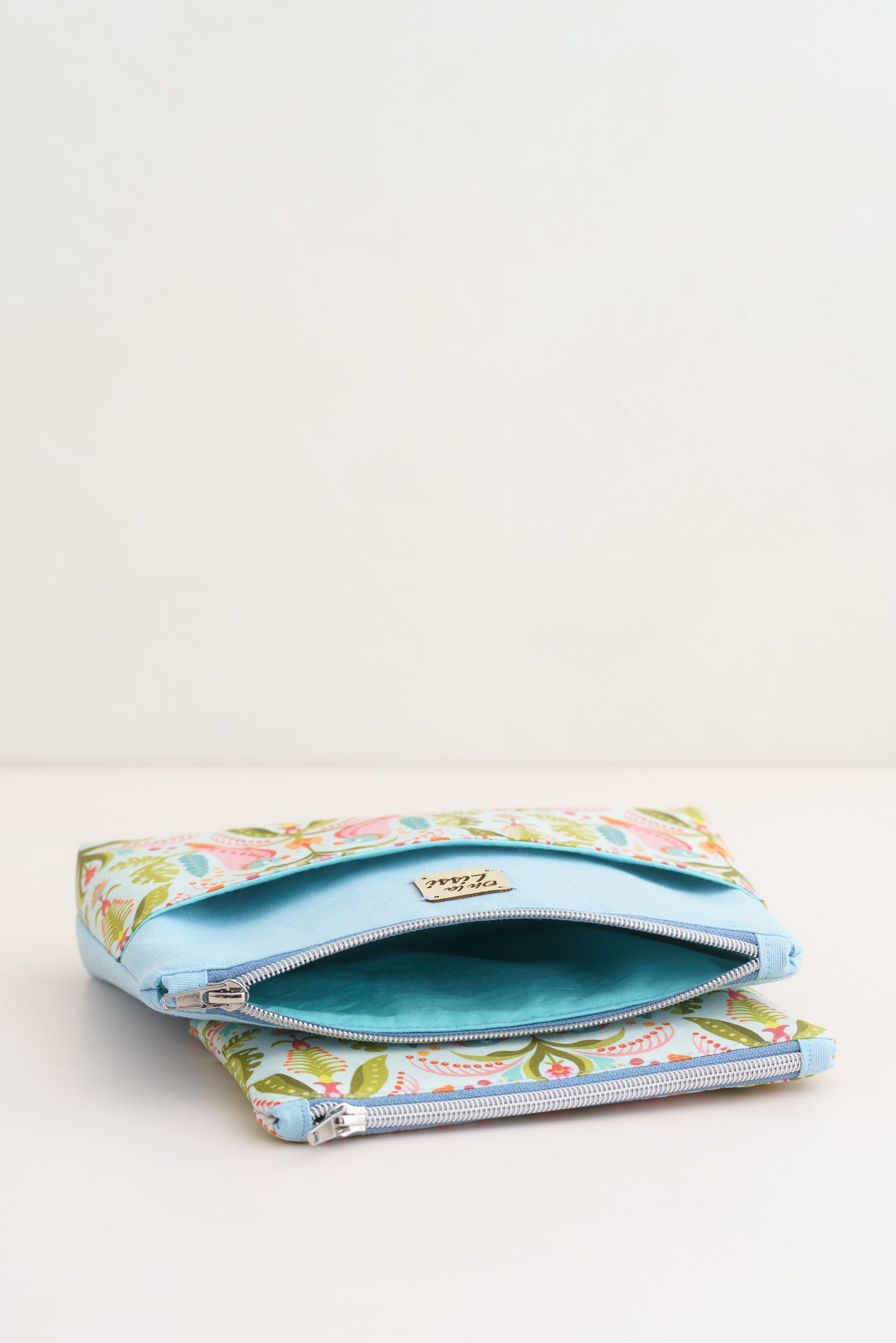 Täschchen-Set Papageien